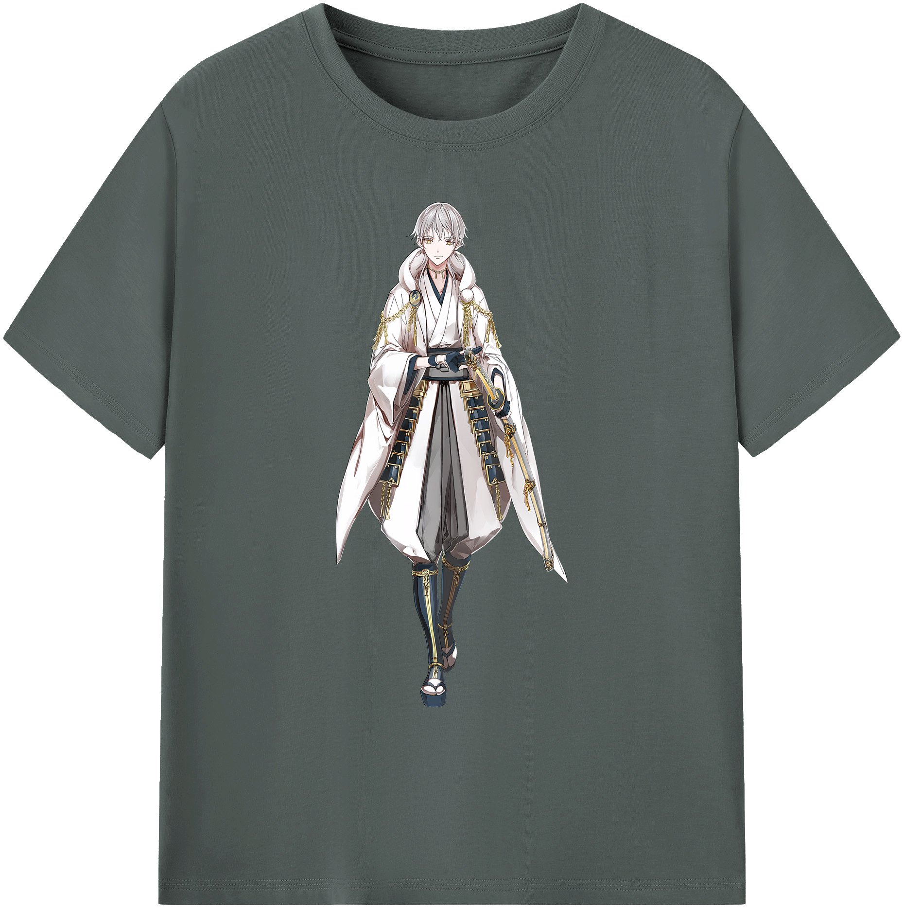 （画像用） 刀剣乱舞 Touken Ranbu 綿100％ メンズ半袖Tシャツ｜肌触りやわらか＆通気性